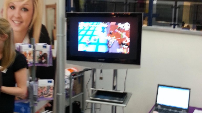 The game was on display during the "Games at Derby" University of Derby expo.