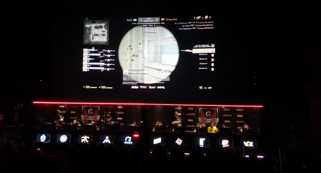 A photo from the match between Natus Vincere versus Virtus Pro.
